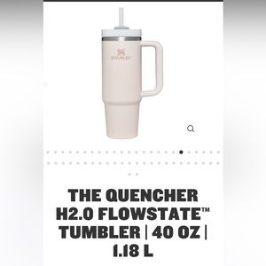 Stanley 40oz Quencher in Rose Quartz